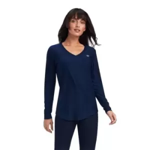 image of Ariat Laguna Long Sleeve Top - Blue