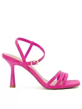 image of Dune London Magnum Barely There Sandal - Pink, Size 3, Women