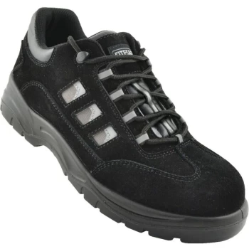 Image of TNS113 Black Safety Trainers - Size 13 - Sitesafe
