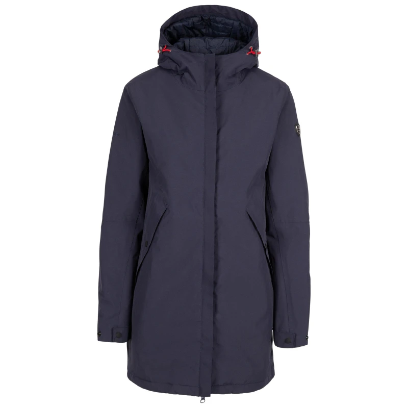 Image of Tresspass Womens Trespass Sealed Seam Breathable Waterproof Jacket Navy female 8 (XS)
