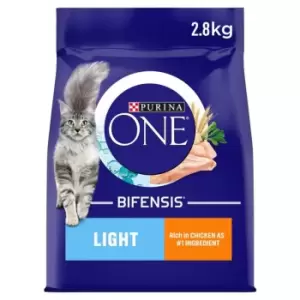 Purina One Light Dry Cat Food Chicken and Wheat 2.8kg