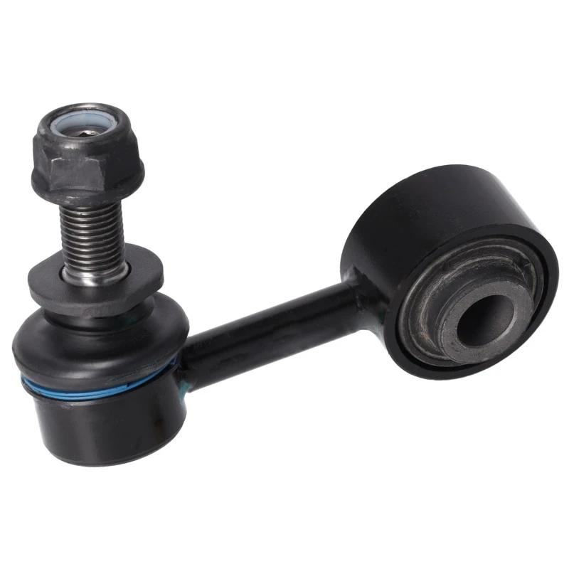 Image of FEBI BILSTEIN 48220 Anti-roll bar link Front Axle Right, with lock nut Steel Link Stabiliser (3229)