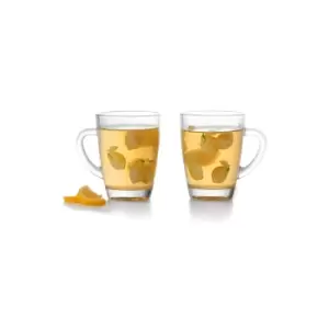 Image of Pack of 2 Amalfi Lemon Glass Mugs