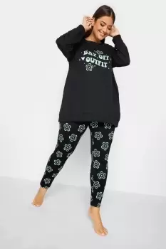 Image of Flower Print Lounge Set