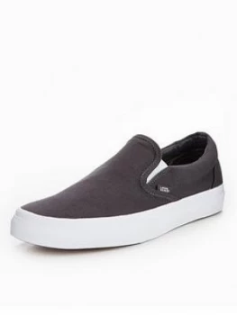 Image of Vans UA Classic Slip Ons Black Size 10 Women