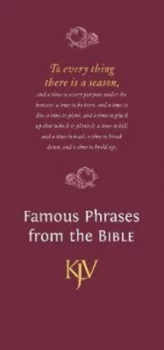 Image of Famous Phrases from the Bible kjv Book