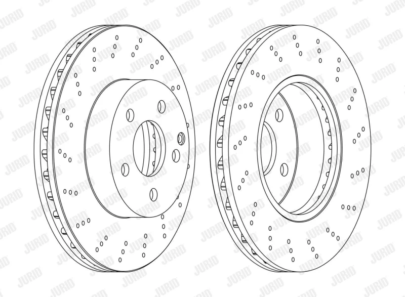 Image of Brake disc JURID 562619JC-1