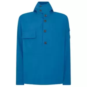 Image of CP Company Button Popover Jacket - Blue