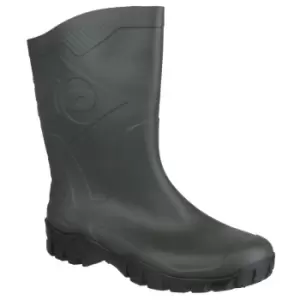 Image of Dee Plain Rubber Wellingtons Green Size 37