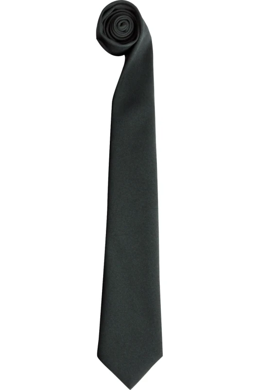 Image of Premier Premier Tie - Men Plain Work Tie Pack of 2 in Black One Size Male 5059269154073
