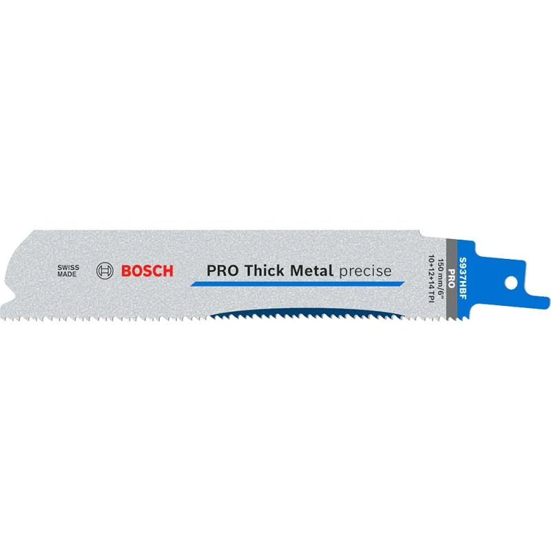 Image of Bosch PRO S937HBF Thick Metal Reciprocating Saw Blade 2608658997 Qty: Pack of 5