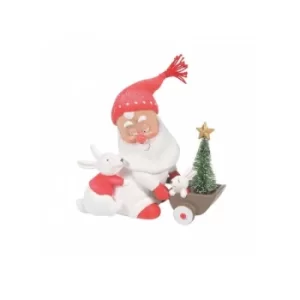 Image of Snow Gnome with Bunnies