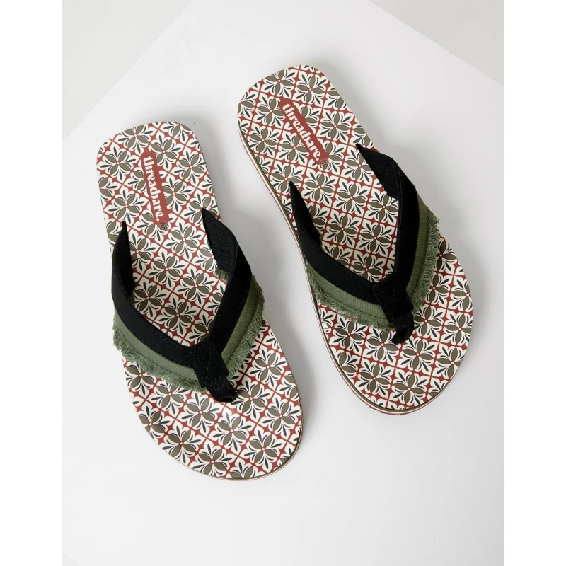 Image of Threadbare Mens August Flip Flop Khaki male 7 (41)
