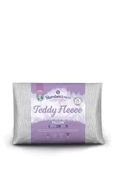 image of Single Teddy Fleece Medium Support Pillow