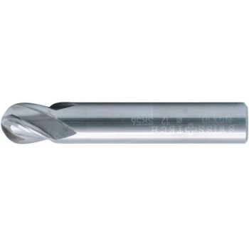 image of 10.00MM Carbide Plain Shank 4 Flute Ball Nosed Short Series End Mills - Swisstech