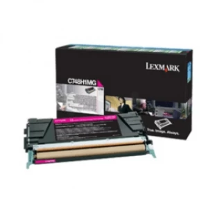 Lexmark C748H3MG Magenta Laser Toner Ink Cartridge