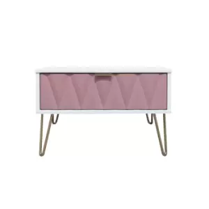 image of Ice 1 Drawer Midi Chest - Pink