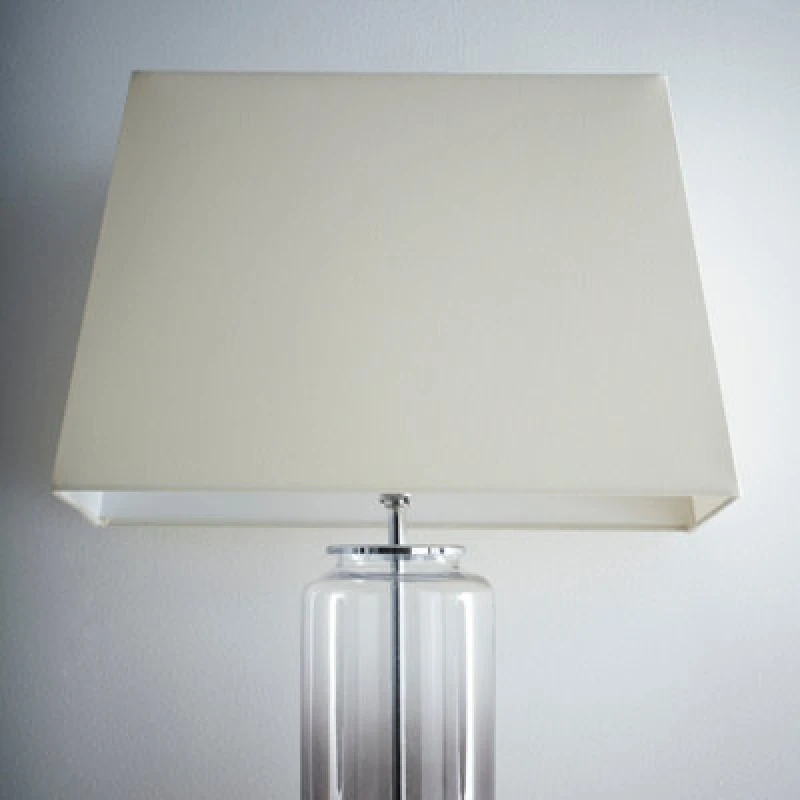 Image of K Living 15" Modern Cream Rectangle Light Shade For Ceiling Pendant