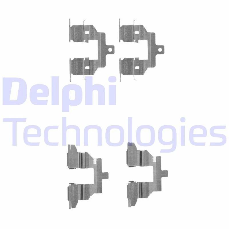 Image of DELPHI Brake pad fitting kit DELPHI LX0531