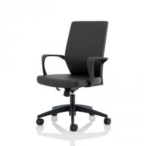 Image of Trexus Hampton Medium Back No Headrest PU Leather Black Ref EX000221