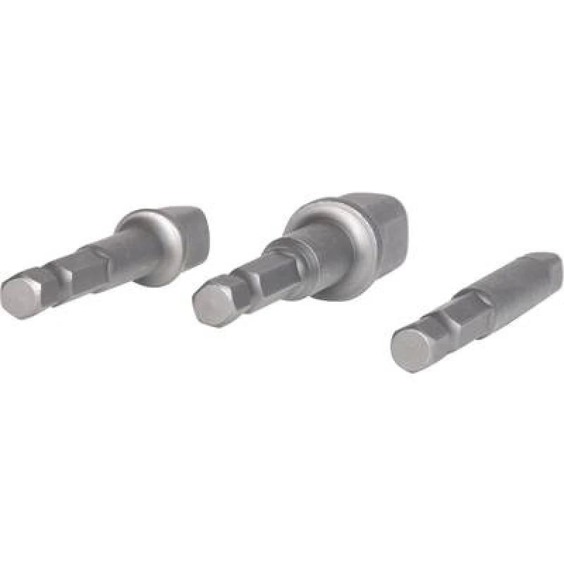 Image of KS TOOLS 514.1105 Square Adapter Bit Set Rectangle, Tool Steel Tool Steel Square Adapter Bit Set (6618)