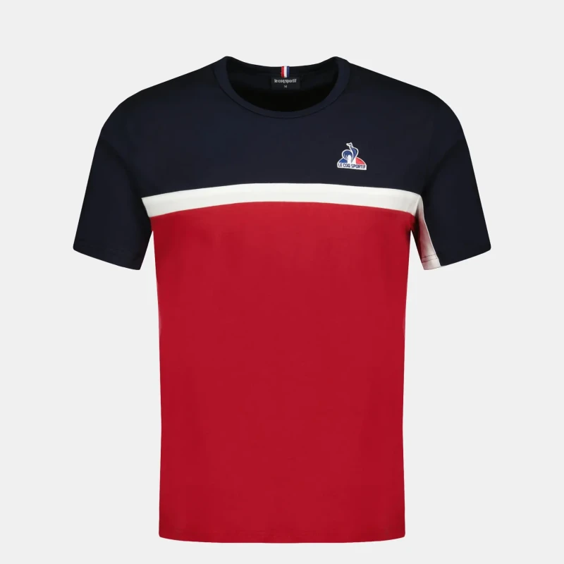 Image of Le Coq Sportif T-Shirt Le Coq Sportif Tri SP No. 2 Rouge Male S