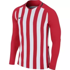 image of Nike Stripe Division Long Sleeve Jersey Junior Boys - Red