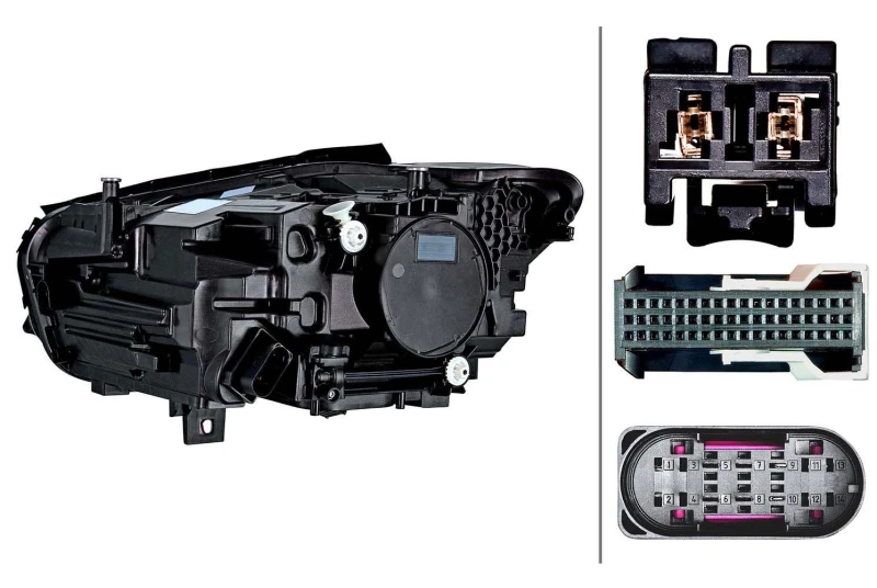 Image of HELLA Headlight HELLA 1EX 015 558-321
