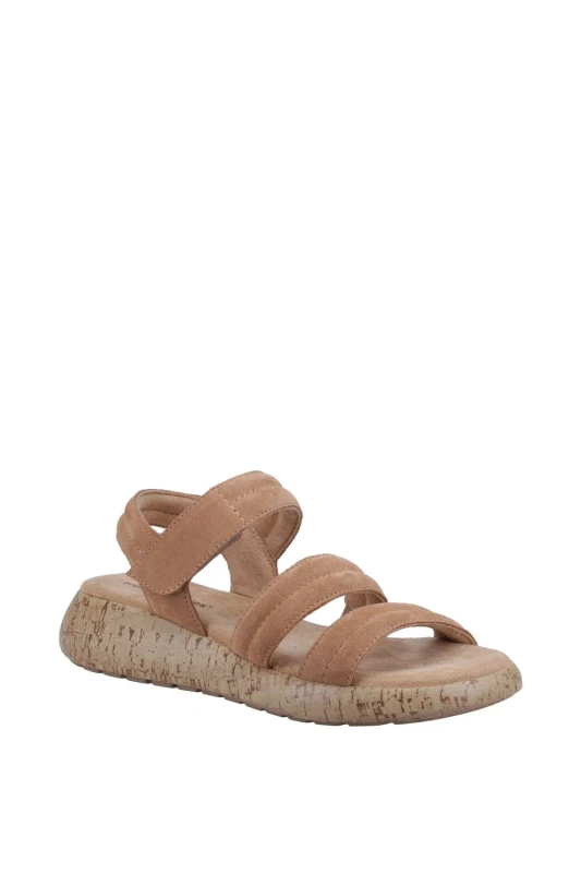 Image of Hush Puppies Skye Sandal - Brown Brown 8