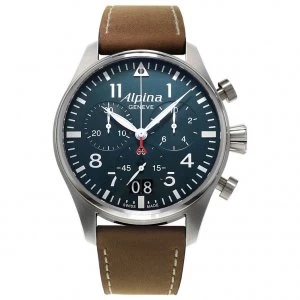 image of Alpina Startimer Pilot Mens Strap Watch