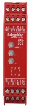 Image of Schneider Electric Preventa 24 V ac/dc Safety Relay - With 2 Safety Contacts 1 Auxiliary Contact