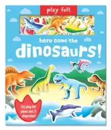 Image of Play Felt Here Come the Dinosaurs - Activity Book