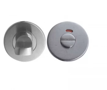 Image of LocksOnline Standard Stainless Steel Bathroom Door Lock Set