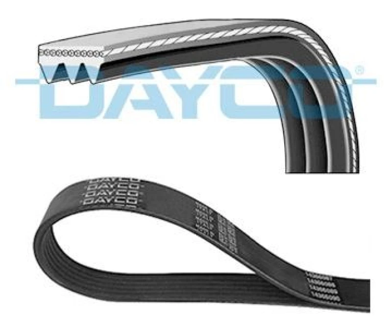 Image of DAYCO 3PK673 V-ribbed belt V-Ribbed Belts (305)