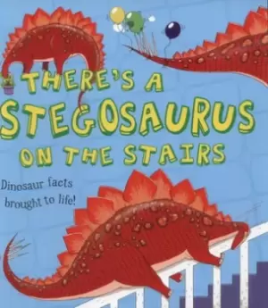Image of Theres a stegosaurus on the stairs by Aleksei Bitskoff