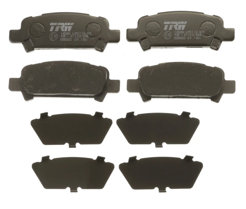 Image of TRW GDB3223 Brake pad set with acoustic wear warning, with accessories Brake Pad Set,disc brake (402)