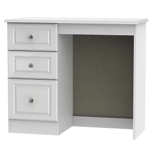 Image of Robert Dyas Berryfield Ready Assembled 3-Drawer Dressing Table - Gloss White