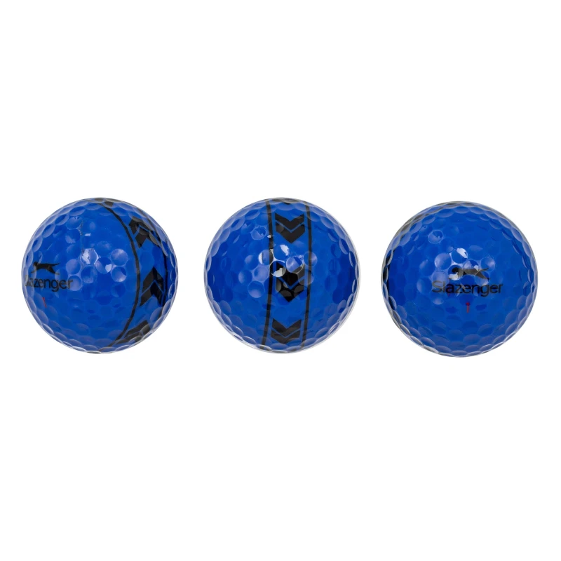 Image of Slazenger Golf Putting Balls - Blue Blue One Size