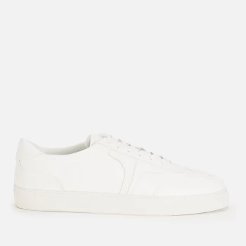 Image of Ted Baker Mens Robbert Leather Cupsole Trainers - White - UK 10
