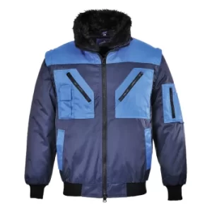 Image of Portwest PJ20 Pilot Jacket 2 Tone Navy 2XL