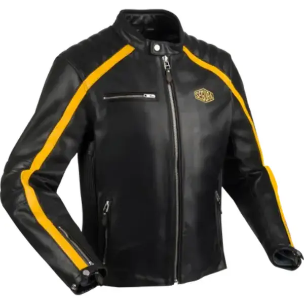 Image of Segura Jacket Formula Black Yellow Size M