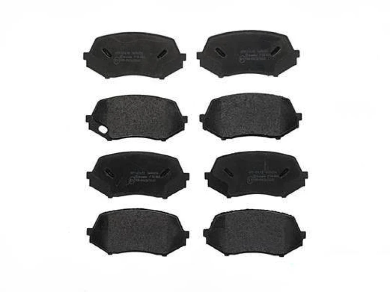 Image of BREMBO P 54 044 Brake pad set PRIME LINE prepared for wear warning indicator, without accessories, with anti-squeak plate Brake Pad Set,disc brake (4