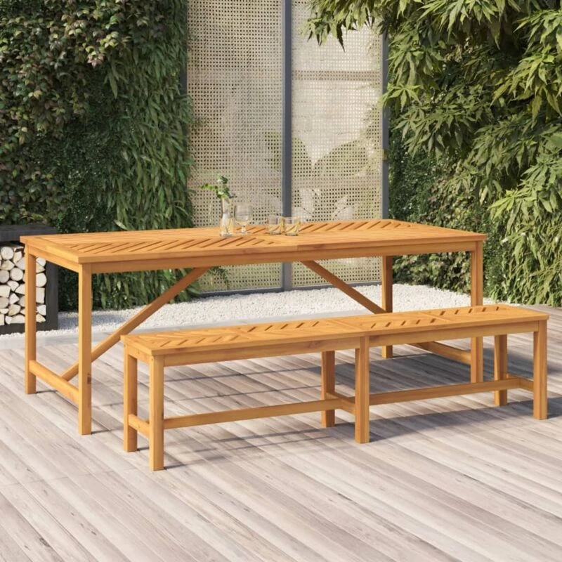 Image of vidaXL Garden Bench 180cm Solid Wood Acacia, Brown 362239