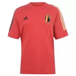 image of adidas Belgium T Shirt Mens - Red