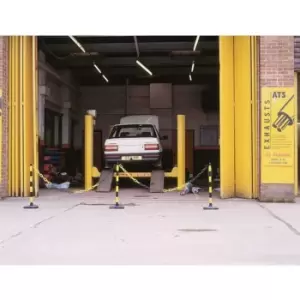 Image of Slingsby 8MM Red/White Chain Kits With 4 Fillable Base Posts, 25m Chain and 10 C