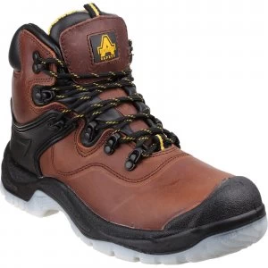 image of Amblers Mens Safety FS197 Shock Absorbing Waterproof Safety Boots Brown Size 8