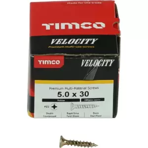Image of Timco Multi Purpose Countersunk Velocity Screw - 5.0 x 30 (200 pack)