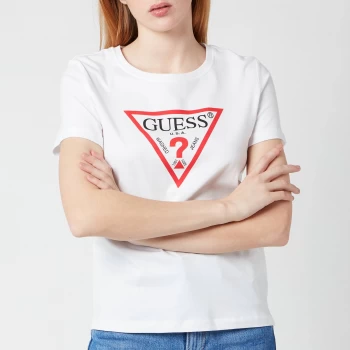 Image of Guess Womens Short Sleeve Original T-Shirt - True White - S