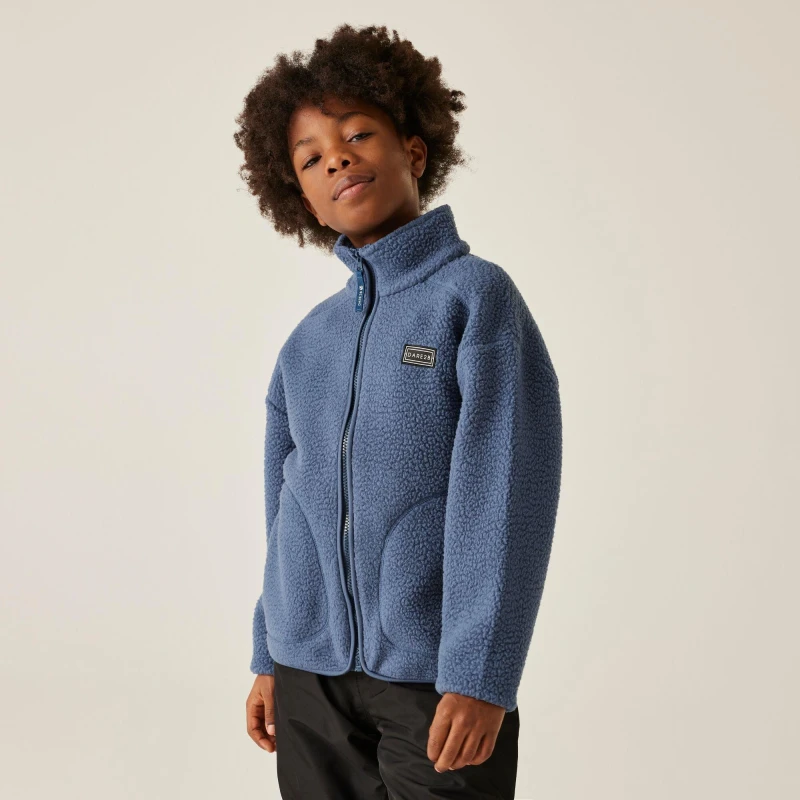 Image of Kids' Full Zip Fleece Dare 2B Zesty II Bleu Unisex 9/10 ans
