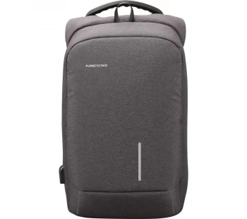 image of KINGSONS KS3149W-DG 153 15.6" Laptop Backpack - Dark Grey